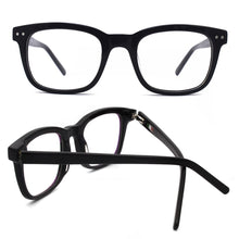 Load image into Gallery viewer, Glasses Eyeglasses Frames Acetate Eyewear Optical Glasses Myopia Prescription Lenses Vintage Men Black Blue 609G