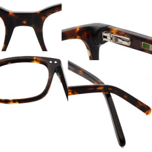 Load image into Gallery viewer, Glasses Eyeglasses Frames Acetate Eyewear Optical Glasses Myopia Prescription Lenses Vintage Men Black Blue 609G