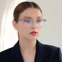 Carica l&#39;immagine nel visualizzatore di Gallery, Glasses Women Anti Blue Light Laser Fatigue Glasses Computer Goggles Optical Eyeglasses Frame For Female N52009