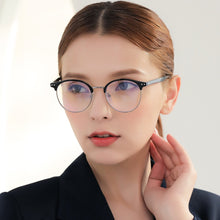 Carica l&#39;immagine nel visualizzatore di Gallery, Glasses Women Anti Blue Light Laser Fatigue Glasses Computer Goggles Optical Eyeglasses Frame For Female N52009