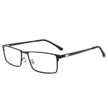 Load image into Gallery viewer, Glasses For Male Full Rim Metal Frame Eyewears Business Style Square Shape Ultra Light Large Frame  Optical Spectacles
