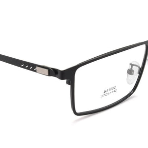 Glasses For Male Full Rim Metal Frame Eyewears Business Style Square Shape Ultra Light Large Frame  Optical Spectacles