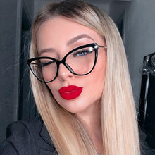 Load image into Gallery viewer, Glasses For Man and Woman Full Rim Metal and TR90 Frame Eyewears Retro Selling Frame Anti-Blue Ray Myopia Spectacles