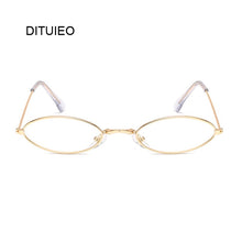 Load image into Gallery viewer, Glasses Frame Classic Round Women Men Metal Frame Optical Glasses Transparent Computer Oval Small Eyeglasses Frame Reading