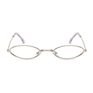 Glasses Frame Classic Round Women Men Metal Frame Optical Glasses Transparent Computer Oval Small Eyeglasses Frame Reading