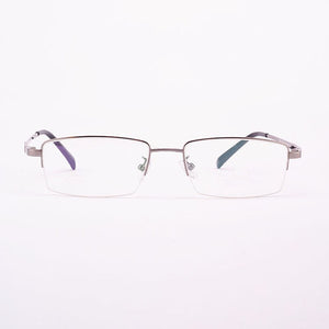 Glasses Frame For Men + 2PCS Magnetic Clip-on Sunglasses UV400 Yellow Polarized Night Vision Goggles Silver Driving Mirror