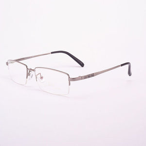 Glasses Frame For Men + 2PCS Magnetic Clip-on Sunglasses UV400 Yellow Polarized Night Vision Goggles Silver Driving Mirror