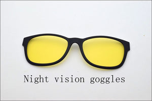 Glasses Frame For Women With Magnet Polarized Clip Sunglasses Ultem Glasses Full Rim Prescription Eyeglasses Uv400 Soft Temples