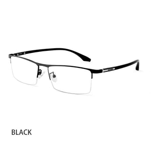 Glasses Frame Half Rimless Optical Eyeglasses Frame Prescription Eyewear Glasses Spectacles Men Business Spectacles