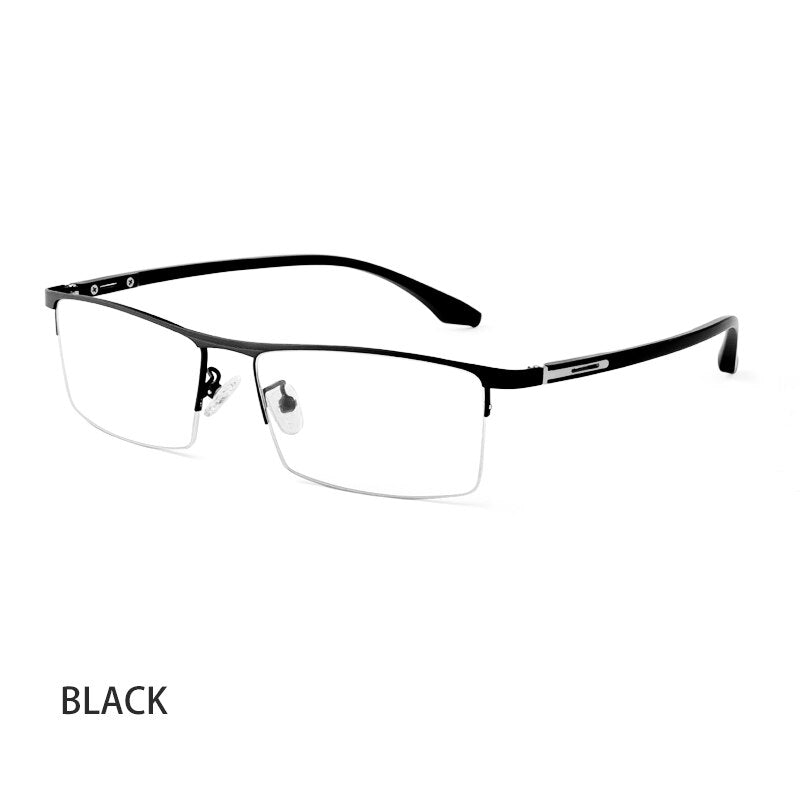 Glasses Frame Half Rimless Optical Eyeglasses Frame Prescription Eyewear Glasses Spectacles Men Business Spectacles