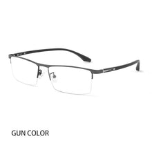 Load image into Gallery viewer, Glasses Frame Half Rimless Optical Eyeglasses Frame Prescription Eyewear Glasses Spectacles Men Business Spectacles