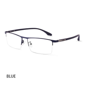 Glasses Frame Half Rimless Optical Eyeglasses Frame Prescription Eyewear Glasses Spectacles Men Business Spectacles