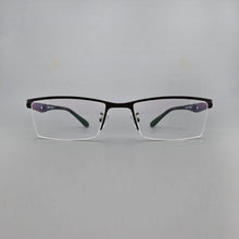 Load image into Gallery viewer, Glasses Frame Male Clip On Sunglasses Magnetic Myopia Yellow Night Vision Goggles Wireframe Eyebrow Frames For Men  Soft Temple