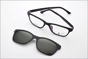 Glasses Frame Male Ladies Eyeglasses Full Box Match Magnet 3d Sunglasses Myopia Optical Polarized Sunglasses  Anti-UV