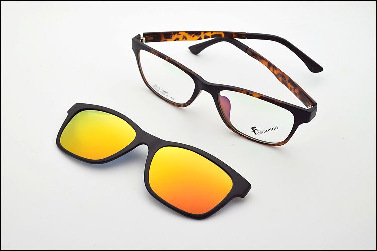Glasses Frame Male Ladies Eyeglasses Full Box Match Magnet 3d Sunglasses Myopia Optical Polarized Sunglasses  Anti-UV