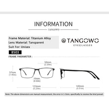 Load image into Gallery viewer, Glasses Frame Men Prescription Glasses Blue Light Glasses Myopia Glasses Square Metal Eyeglasses Men Computer Glasses 2023