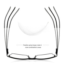 Load image into Gallery viewer, Glasses Frame Men Prescription Glasses Blue Light Glasses Myopia Glasses Square Metal Eyeglasses Men Computer Glasses 2023