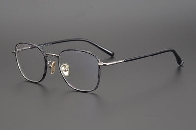 Glasses Frame Men Retro Square Japanese Handmade Ultralight Titanium Alloy Prescription Eyeglasses Women Myopia Eyewear Optics