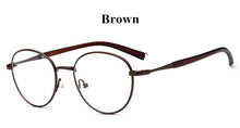 Load image into Gallery viewer, Glasses Frame Retro Brand Full Rim Metal Eyeglass Frame Vintage Spectacles Round Computer Glasses Unisex NO Degrees Oculos