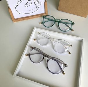 Glasses Frames Women Men Eye Glasses Blue Light Blocking Glasses Round Reading Computer Glasses Anti Blue Light