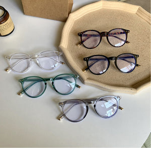 Glasses Frames Women Men Eye Glasses Blue Light Blocking Glasses Round Reading Computer Glasses Anti Blue Light