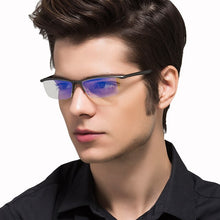 Carica l&#39;immagine nel visualizzatore di Gallery, Glasses Men Aluminum Computer Goggles Anti Blue Light Fatigue Radiation-resistant Male&#39;s Glasses Optical Eyeglasses Frame K130