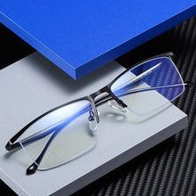 Carica l&#39;immagine nel visualizzatore di Gallery, Glasses Men Brand Designer Classic Anti Blue Light Laser Fatigue Eyewear Computer Goggles Women Optical Eyeglasses Frame 5910