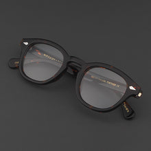 Load image into Gallery viewer, Glasses Men Johnny Depp LEMTOSH Eyeglasses Frame Clean Lens Brand Vintage Twilight Black Acetate Optical Computer Goggles Women