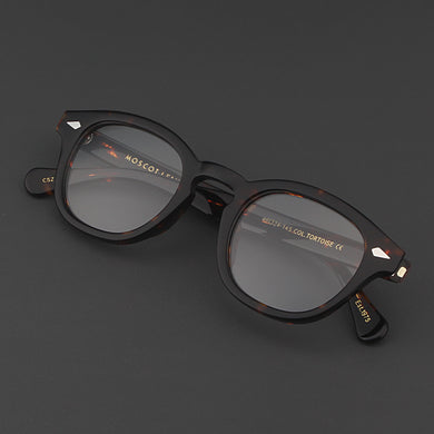 Glasses Men Johnny Depp LEMTOSH Eyeglasses Frame Clean Lens Brand Vintage Twilight Black Acetate Optical Computer Goggles Women