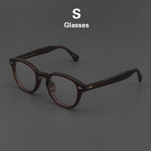 Load image into Gallery viewer, Glasses Men Johnny Depp LEMTOSH Eyeglasses Frame Clean Lens Brand Vintage Twilight Black Acetate Optical Computer Goggles Women