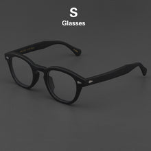 Load image into Gallery viewer, Glasses Men Johnny Depp LEMTOSH Eyeglasses Frame Clean Lens Brand Vintage Twilight Black Acetate Optical Computer Goggles Women