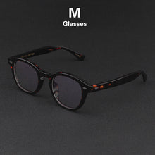 Load image into Gallery viewer, Glasses Men Johnny Depp LEMTOSH Eyeglasses Frame Clean Lens Brand Vintage Twilight Black Acetate Optical Computer Goggles Women