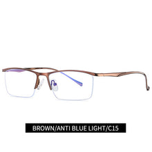 Carica l&#39;immagine nel visualizzatore di Gallery, Glasses Men Women Myopia Eyewear Unisex Anti Blue Light Lens Computer Goggles Optical Eyeglasses Frame For Male F5910