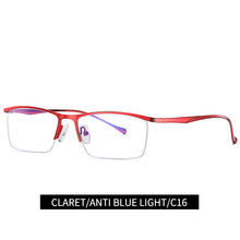 Carica l&#39;immagine nel visualizzatore di Gallery, Glasses Men Women Myopia Eyewear Unisex Anti Blue Light Lens Computer Goggles Optical Eyeglasses Frame For Male F5910