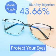 Carica l&#39;immagine nel visualizzatore di Gallery, Occhiali Uomo Donna Acciaio inossidabile Occhiali da vista fotocromatici Occhiali da vista montatura per occhiali miopia 8008
