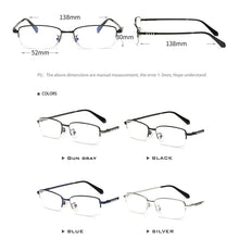 Carica l&#39;immagine nel visualizzatore di Gallery, Glasses Mens Computer Goggles Anti Blue Light Fatigue Radiation-resistant Reading Glasses Frame Optical Eyeglasses 8801
