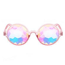 Load image into Gallery viewer, Glasses Rave Men Round Kaleidoscope Sunglasses Women Party Psychedelic Prism Diffracted Lens EDM Sunglasses Female glasses