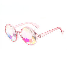 Load image into Gallery viewer, Glasses Rave Men Round Kaleidoscope Sunglasses Women Party Psychedelic Prism Diffracted Lens EDM Sunglasses Female glasses