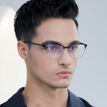 Carica l&#39;immagine nel visualizzatore di Gallery, Glasses Unisex Anti Blue Light Glasses Photochromic Computer Male Glasses Optical Female Eyeglasses Frame For Men Women N52051