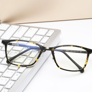 Glasses Unisex Optical Frame Anti Blue Light Lens Vintage Eyeglasses Men Women Myopia Computer Male Eyewear For Female 9931