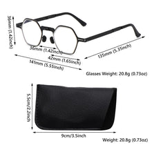 Load image into Gallery viewer, Glasses for Men &amp; Women Spring Hinge Readers Blue Light Blocking Computer Eyeglasses Foldable Reading Glasses with Case
