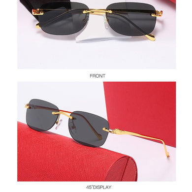 Glasses frame men's sunglasses gold-free lens men reflect reflection lens session woman glasses 00610