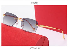 Load image into Gallery viewer, Glasses frame men&#39;s sunglasses gold-free lens men reflect reflection lens session woman glasses 00610