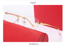 Load image into Gallery viewer, Glasses frame men&#39;s sunglasses gold-free lens men reflect reflection lens session woman glasses 00610