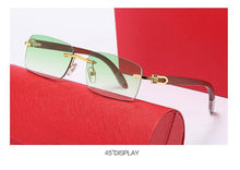 Carica l&#39;immagine nel visualizzatore di Gallery, Glasses frame men&#39;s sunglasses gold-free lens men reflect reflection lens session woman glasses 8101016