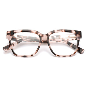 Gmei Tortoise Shell Color Acetate Women Retro Glasses Frame Optical Square Myopia Prescription Eyeglasses Frames M62435