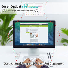 Load image into Gallery viewer, Gmei Optical 1.61 High Index Computer Office Work Multifocal Digital Free Form Progressive Lenses for Eye Protection 2 Pieces