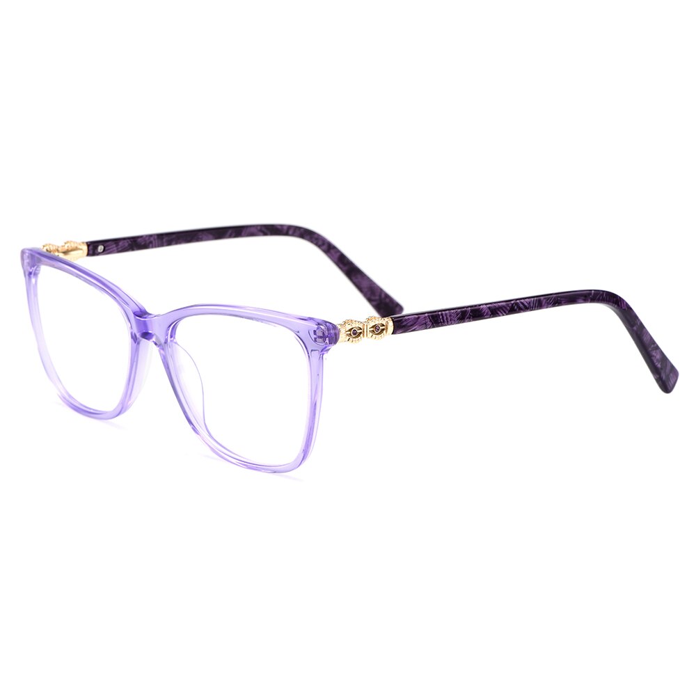 Gmei Optical Acetate Glasses Frame Women Cat Eye Prescription Eyeglasses Myopia Optical Frame Female Cateye Eyewear M22002