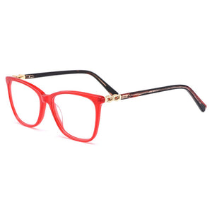 Gmei Optical Acetate Glasses Frame Women Cat Eye Prescription Eyeglasses Myopia Optical Frame Female Cateye Eyewear M22002