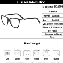 Carica l&#39;immagine nel visualizzatore di Gallery, Gmei Optical Acetate Glasses Frame Women Cat Eye Prescription Eyeglasses Myopia Optical Frame Female Cateye Eyewear M22002